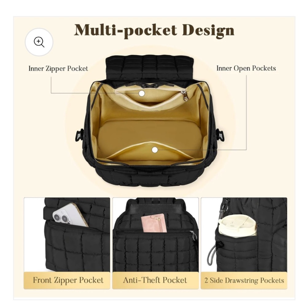 Puffer Backpack - image 5